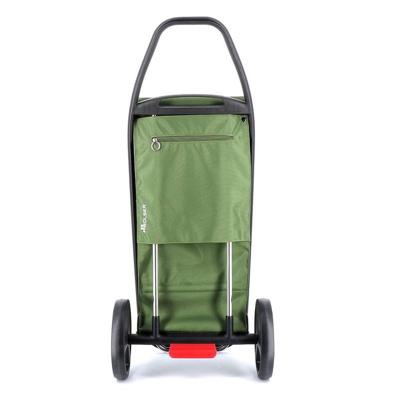 Rolser Com 88 lb. Capacity MF Tube 2 Big Wheel Shopping Trolley