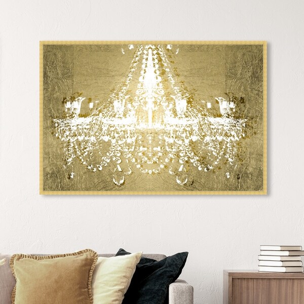 Oliver Gal★Dramatic Entrance Gold★キャンバスアート 114x76 Oliver Gal 'Dramatic Entrance GOLD' Fashion and Glam Framed