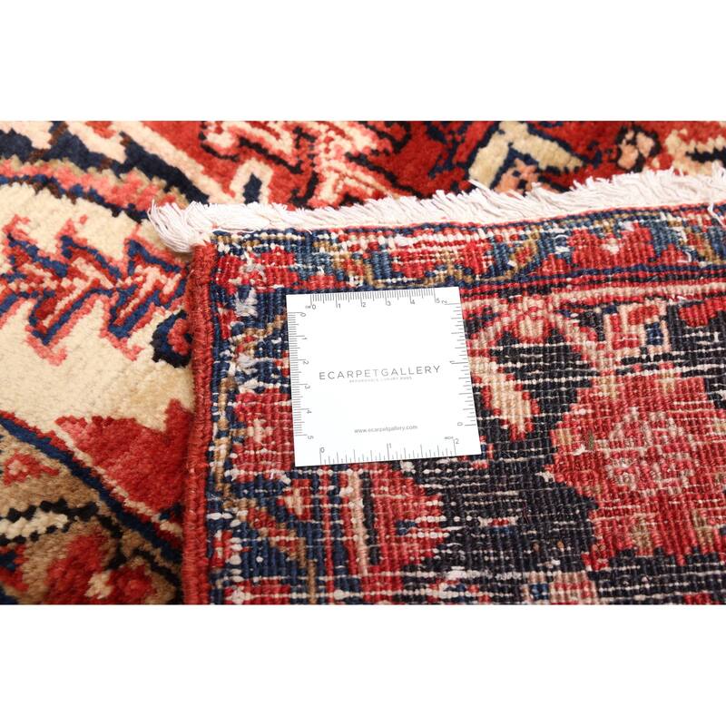 ECARPETGALLERY Hand-knotted Sarabi Red Wool Rug - 7'7 x 10'11