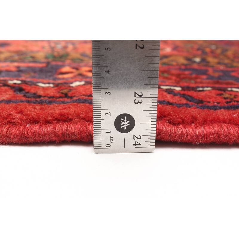 ECARPETGALLERY Hand-knotted Andelz Red Wool Rug - 4'8 x 6'11