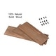 preview thumbnail 9 of 8, ADECO Wall Shelf Round Floating Shelves Sturdy Wood Metal Stand Decor