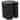 vidaXL Gazebo Weight Plates 4 pcs Black 8.7"x2" Concrete