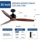 preview thumbnail 125 of 157, YUHAO SylvanAir Modern 52 in. Flush Mount Outdoor/Indoor Ceiling Fan with 3 Solid Wood Blades and DC Reversible Motor