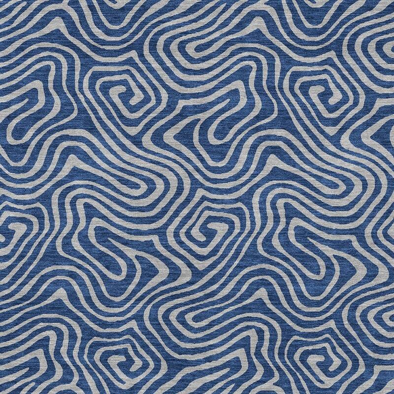 HomeRoots Abstract Transitional Rectangle Outdoor Rug