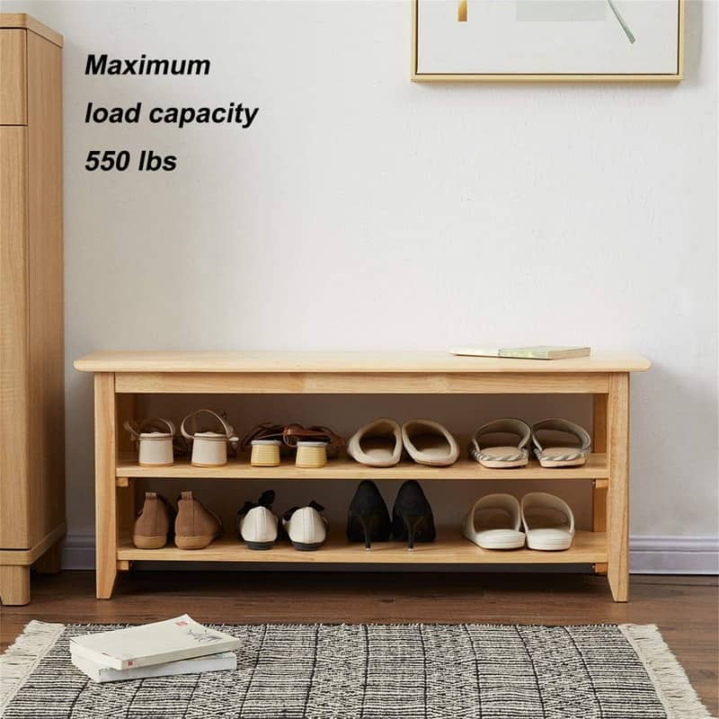 torage Bench Wooden Shoe Bench