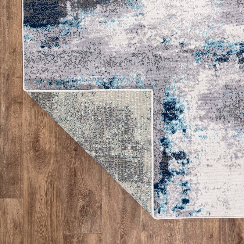 World Rug Gallery Contemporary Abstract Area Rug