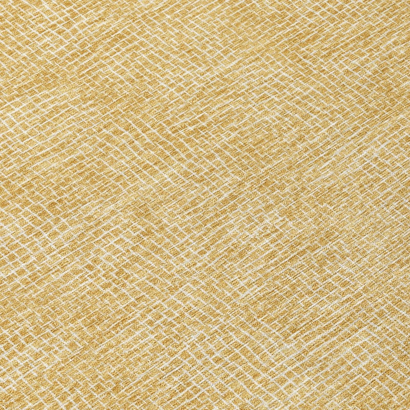 Machine Washable Indoor/ Outdoor Solid Modern Chantille Rug