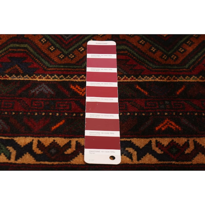 Teimani Red Rug 3'11" x 6'5" - 3'11 x 6'5
