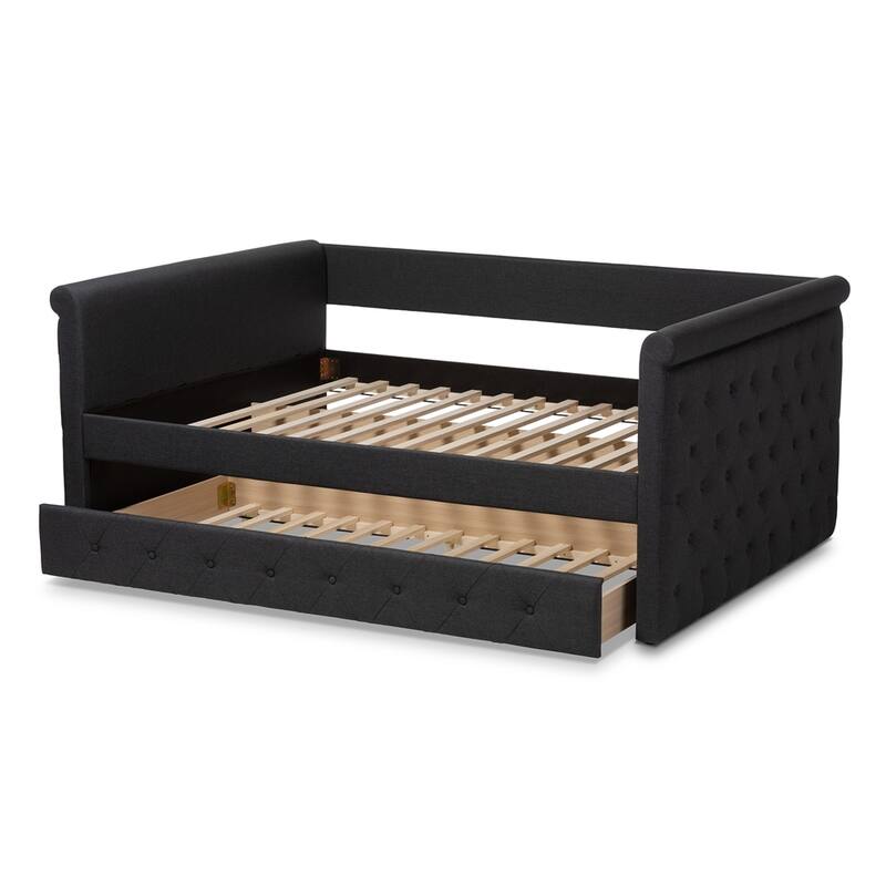 Modern and Contemporary Fabric Upholstered Size Daybed