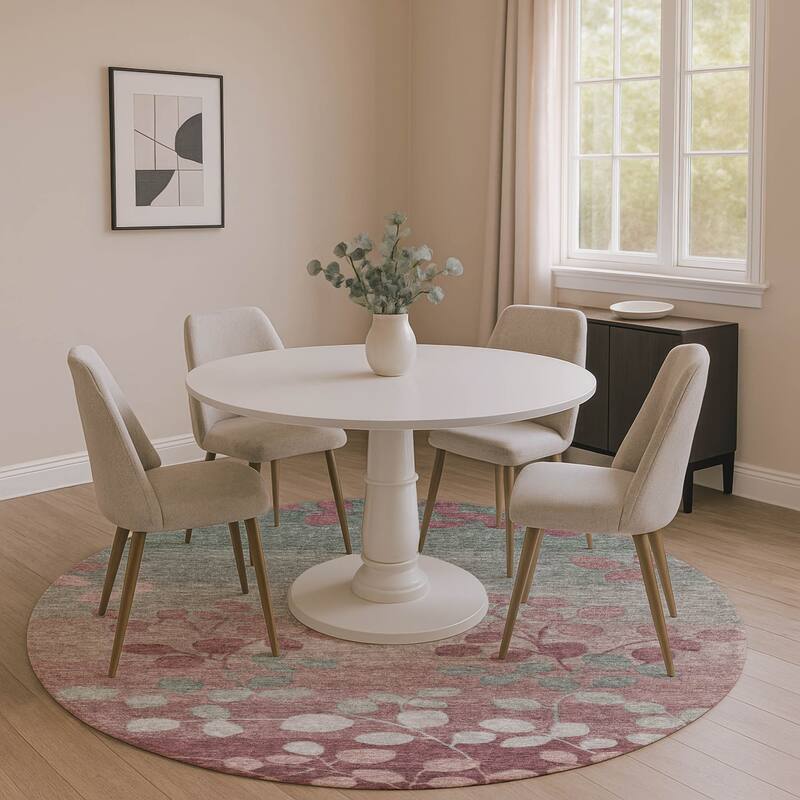 Premium Washable Super Soft Mayfield Rug - Blush - 8' x 8'