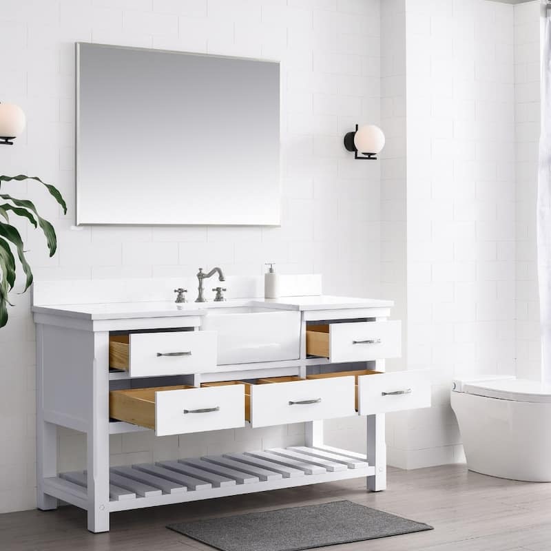 Sudio Design Wesley 60" Single Bathroom Vanity