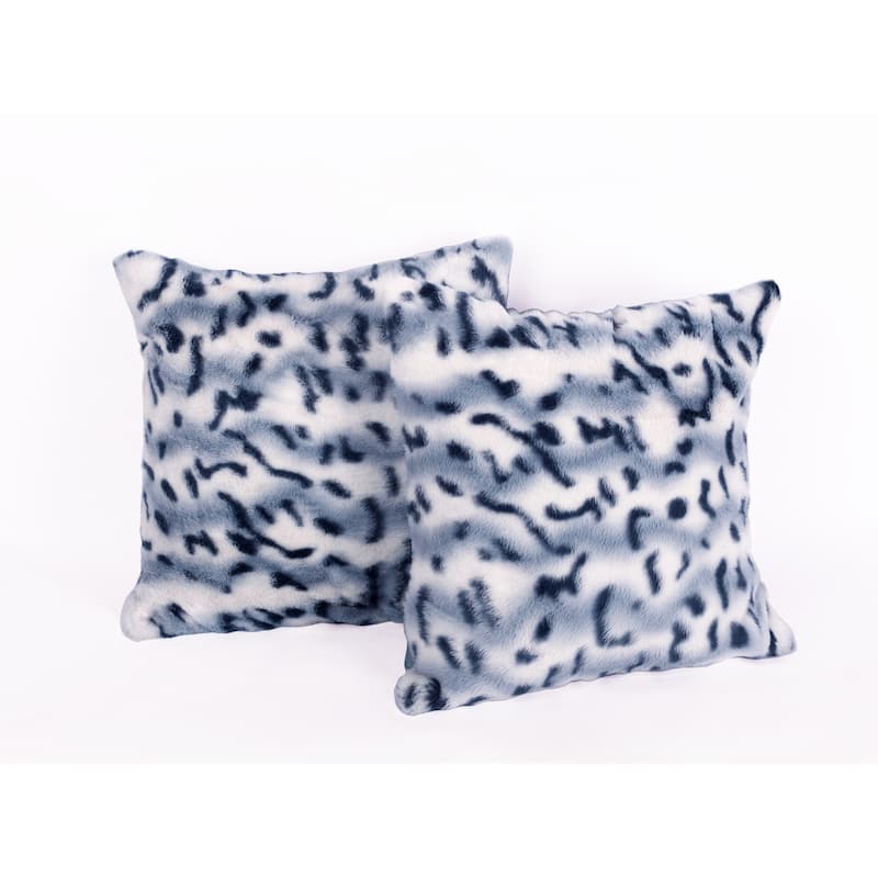 Amara fauxfur Throw Pillow Covers Set of 2, NO INSERT - 20'' x 20'' - Viana