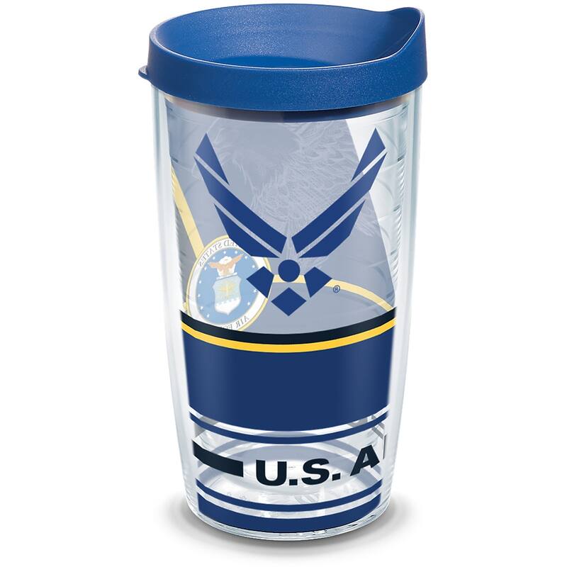 Tervis Air Force Forever Proud Made in USA Double Walled Insulated Travel Tumbler, Classic - 16oz