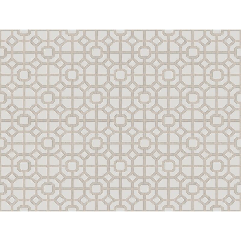 Galerie Wallcoverings Spring Blossom Geometric Lattice Non-woven Matte Wallpaper Roll - 33 feet x 21 inches - Off White