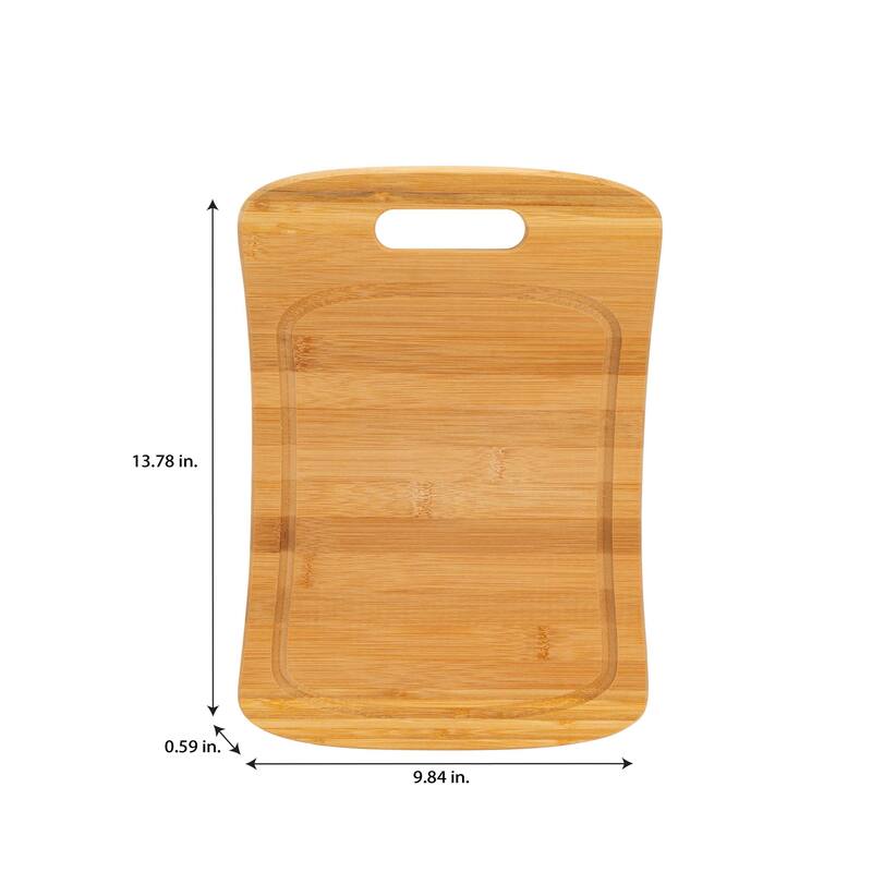 Kitchen Details Curved Bamboo Cutting Board