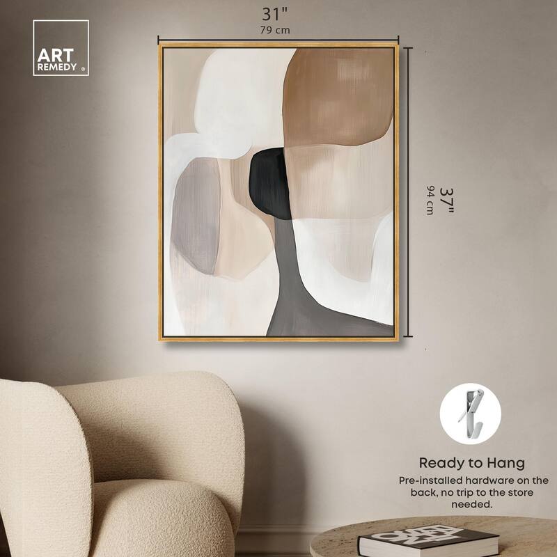 Curvilinear Composition II Canvas by Art Remedy