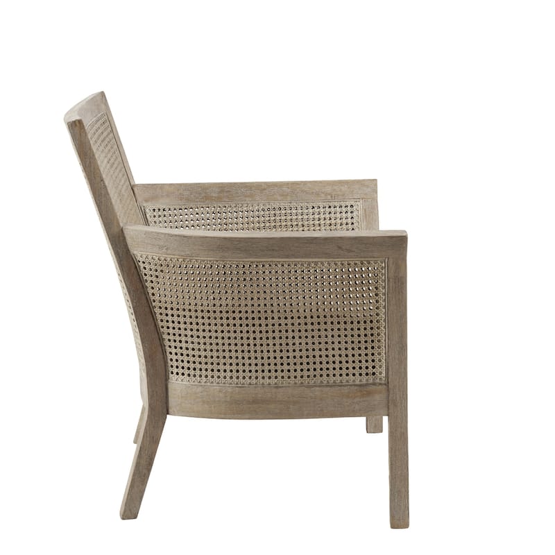 Madison Park Blaine Cane Armchair Set of 2