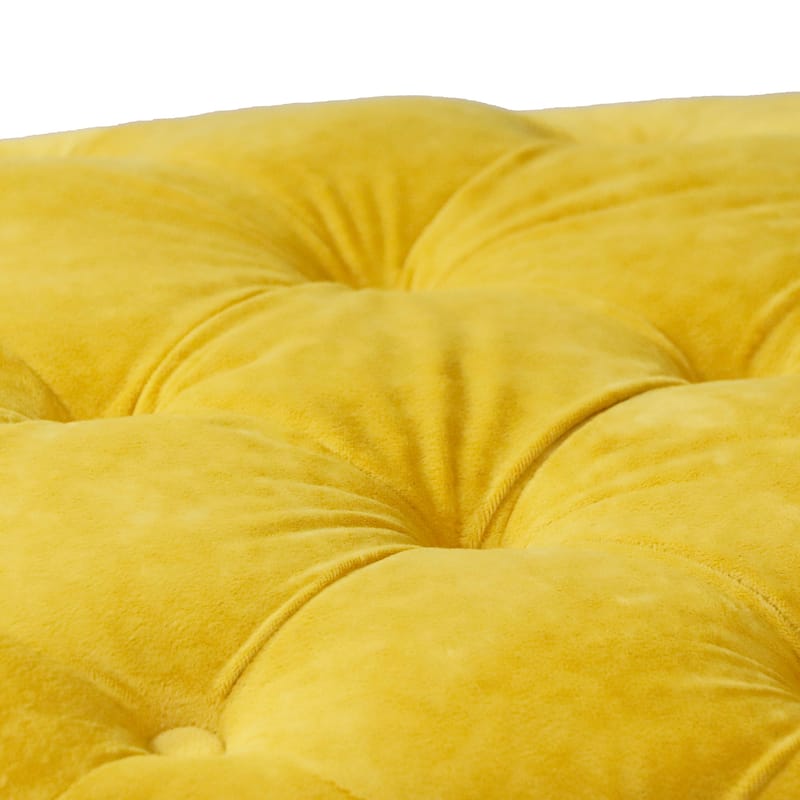 Comfortable Velvet Upholstered Ottoman
