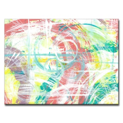 'Pink Pastel Play' Canvas Art Print