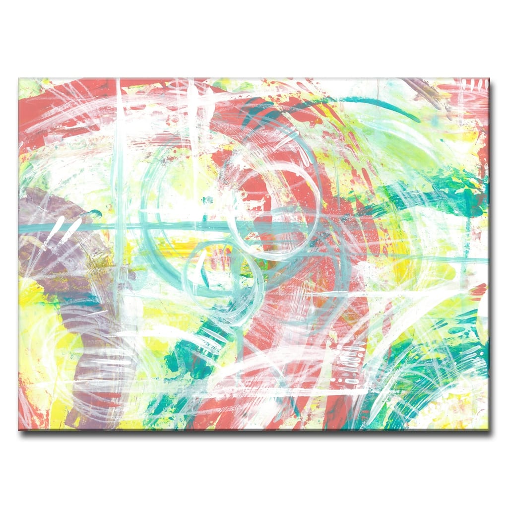 'Pink Pastel Play' Canvas Art Print