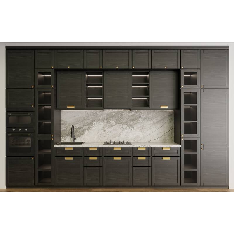 Sietto K-2006 Fold 3/4" Center to Center Finger Cabinet Pull