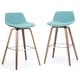 preview thumbnail 117 of 147, WYNDENHALL Cacey Mid Century Modern Bentwood Counter Height Stool (Set of 2) - 20.7'' x 21.1'' x 36.6
