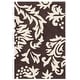 preview thumbnail 9 of 20, SAFAVIEH Handmade Soho Jeannick N.Z. Wool Rug 2' x 3' - Brown/Ivory - Rectangle