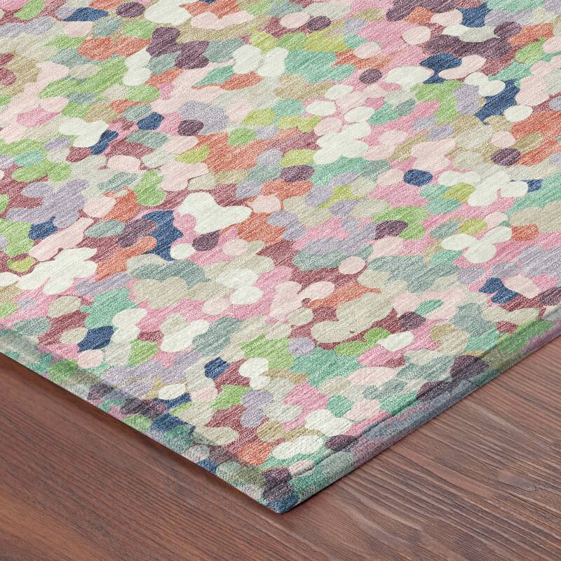 Machine Washable Indoor/ Outdoor Contemporary Halia Chantille Rug