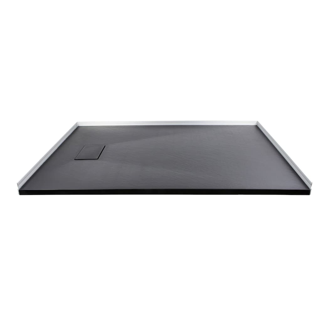 Transolid FZS7236 70-7/8" x 35-1/2" Rectangular Shower Base with Left,