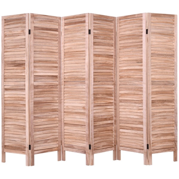 Shop Giantex 67'' High 6 Panel Room Divider Furniture ...