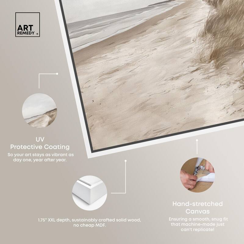 Coastal Calm Canvas by Art Remedy