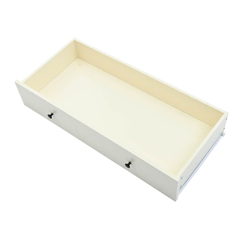 Freestanding Kitchen Pantry with 3 Drawers, Tall Kitchen Cupboard Storage Cabinet with 3 Adjustable Shelves and 8 Door Shelves