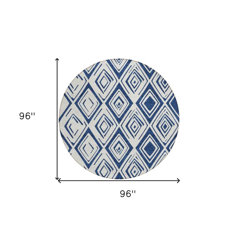 HomeRoots Geometric Transitional Rectangle Outdoor Rug