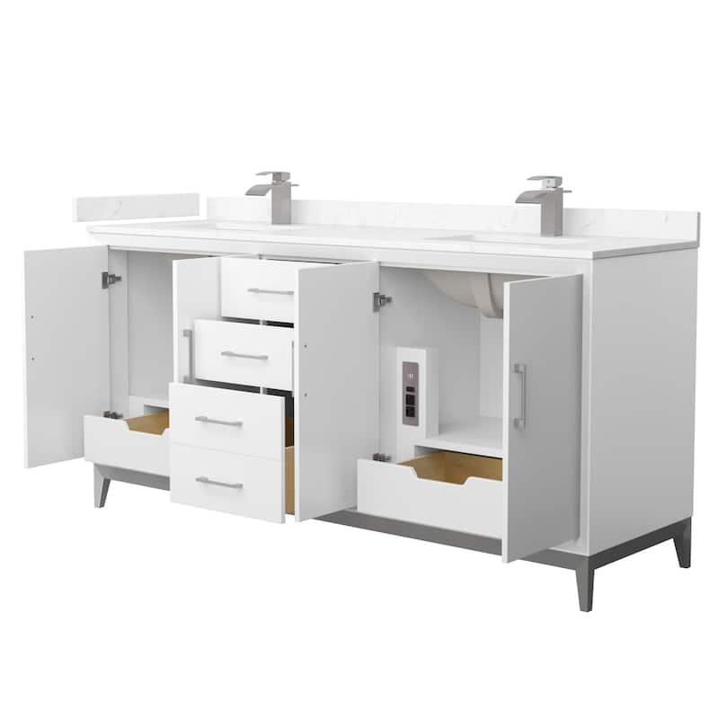 Wyndham Collection WCH818172D-VCA-UNSMXX Amici 72" Free Standing