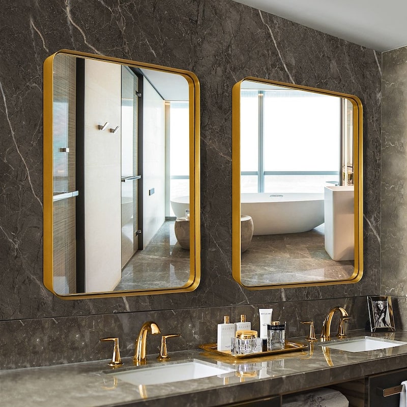 Metal-framed Venetian Wall Mirror
