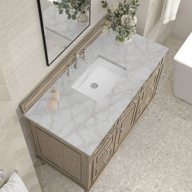 James Martin Vanities 424-V48-3VSL Lorelai 48" Single Basin Wood