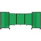 preview thumbnail 105 of 129, Room Divider 360 Folding Portable Partition - Polycarbonate Green Poly - 4' H x 14' W