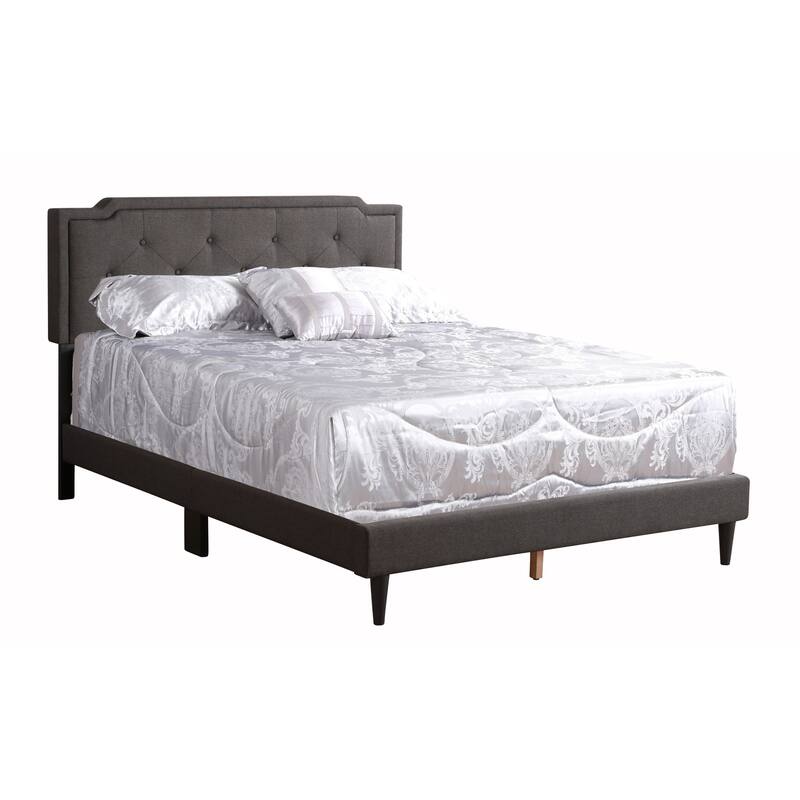 Black Queen Bed with Casual Transitional Style, Sleek Finish and Spacious Frame for Comfortable Bedroom Living