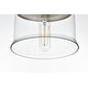 preview thumbnail 8 of 8, Elegant Lighting Kenna Single Light 7" Wide Mini Pendant with Clear