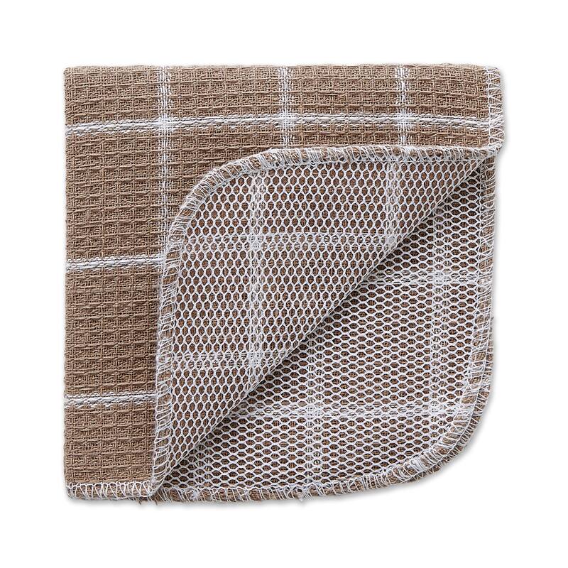 DII Black Buffalo Check Scrubber Dishcloth Set of 6