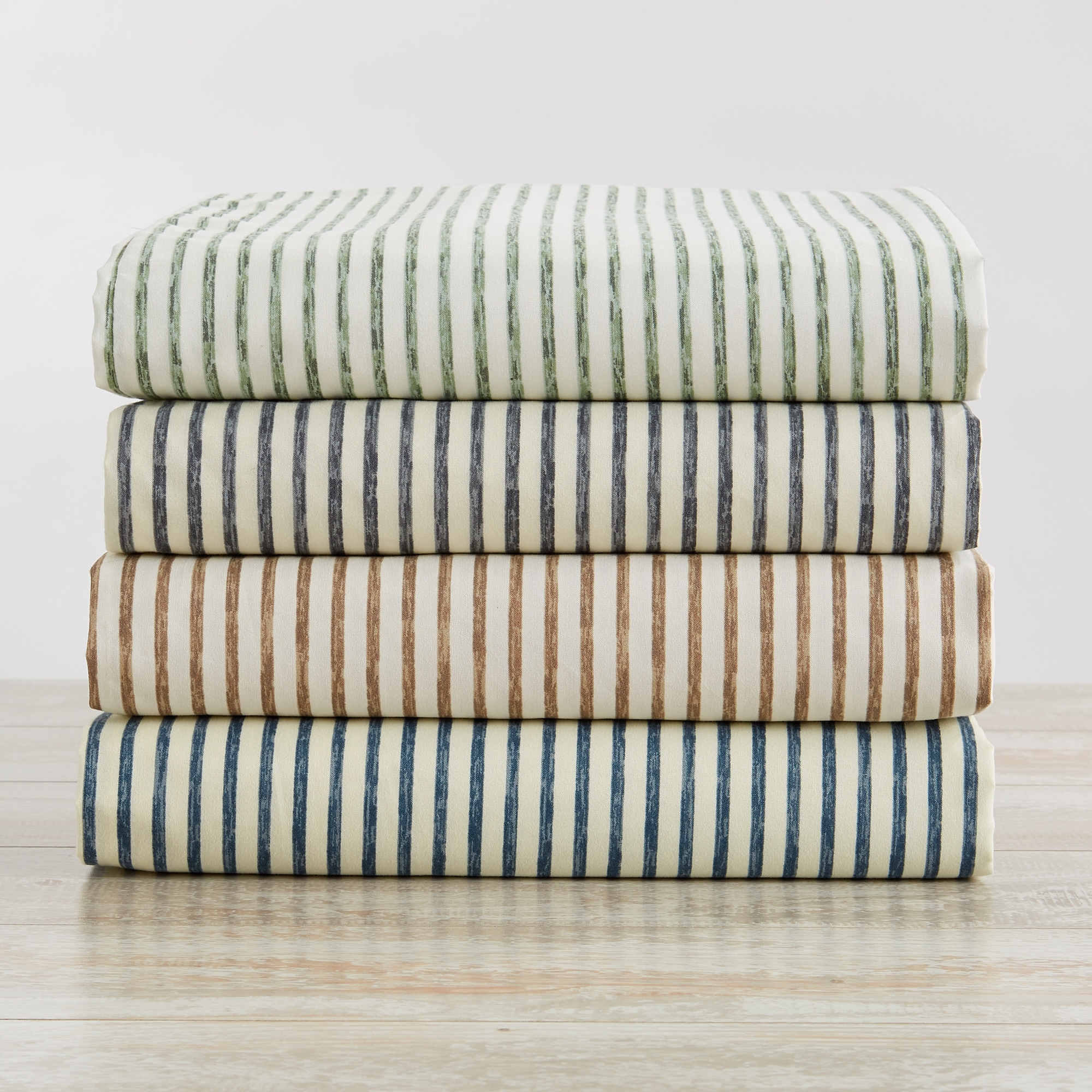 Linery & Co. Ultra-Soft Striped Brushed Microfiber Sheet Set.