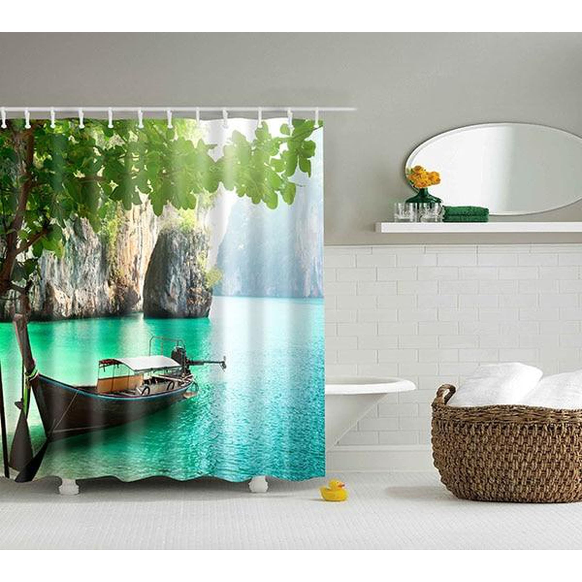 3d cheap shower curtains