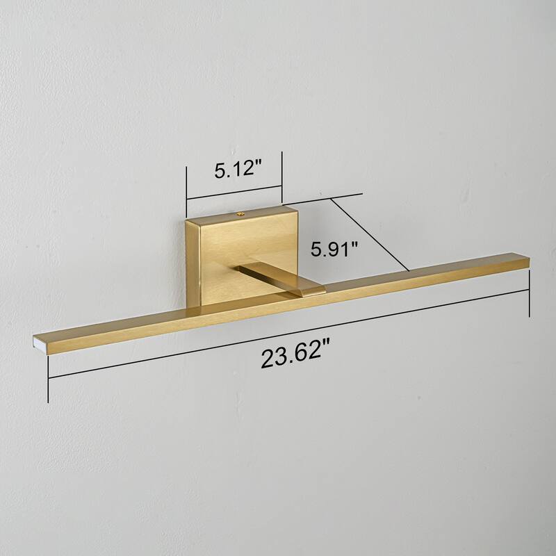Minimalist Linear LED Vanity Light Dimmable Wall Sconce Light Bar