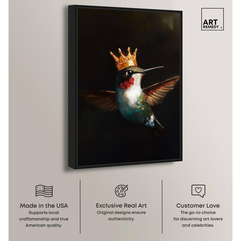 Royal Bird I Canvas by Art Remedy
