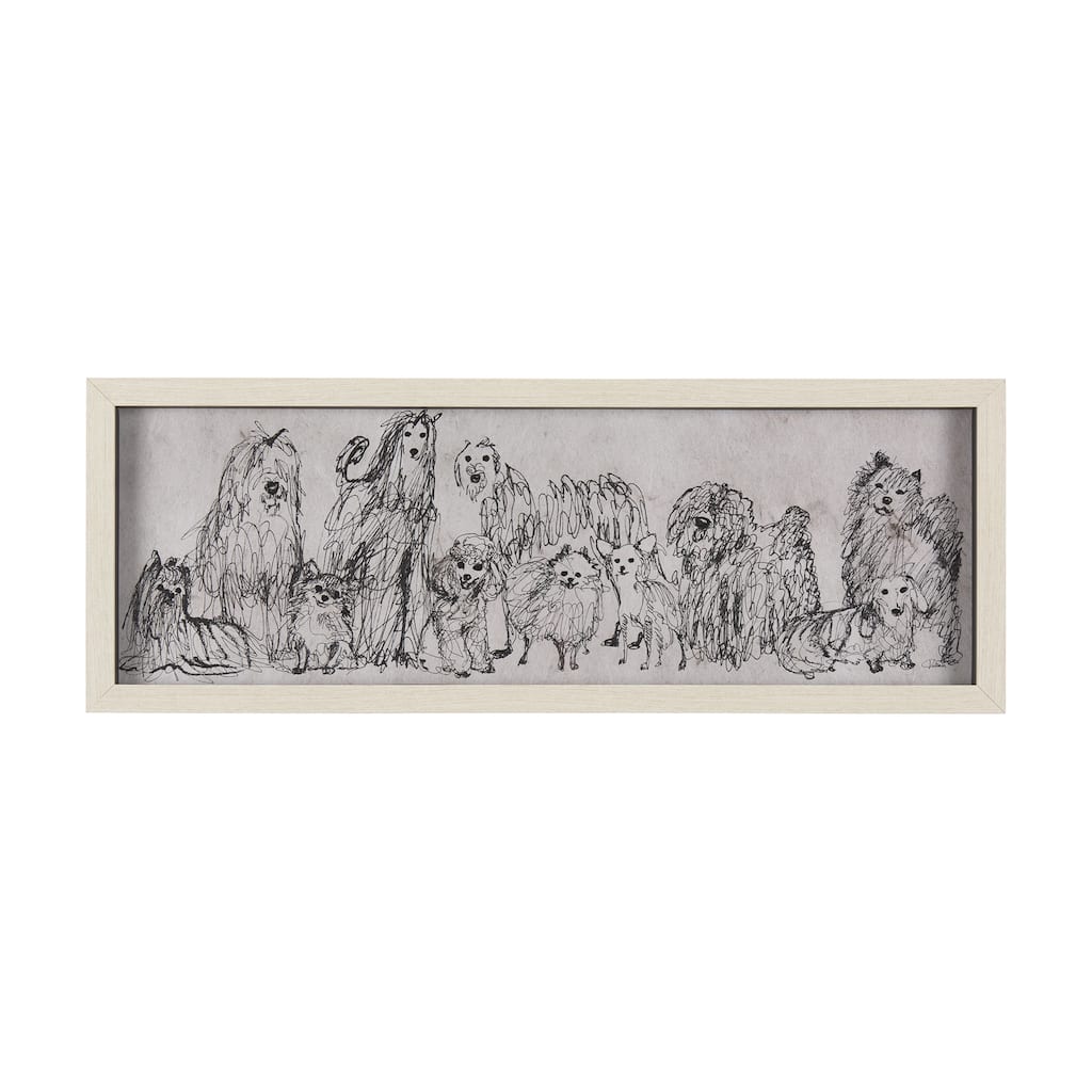 Dog Sketches II Framed Art Print