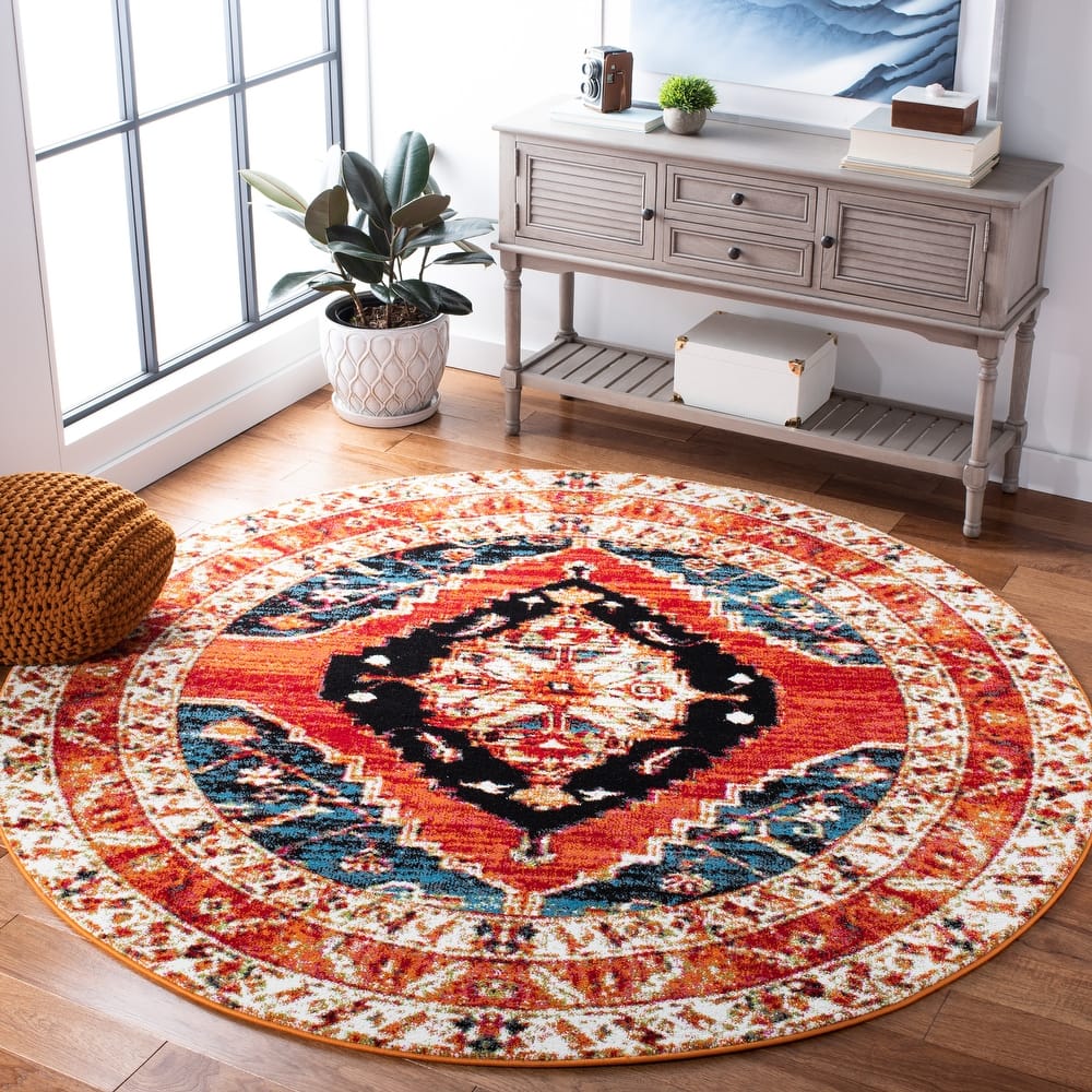 SAFAVIEH Vintage Hamadan Lucile Traditional Medallion Rug