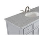preview thumbnail 49 of 127, Kenzie Bathroom Vanity Cabinet Set with Granite top