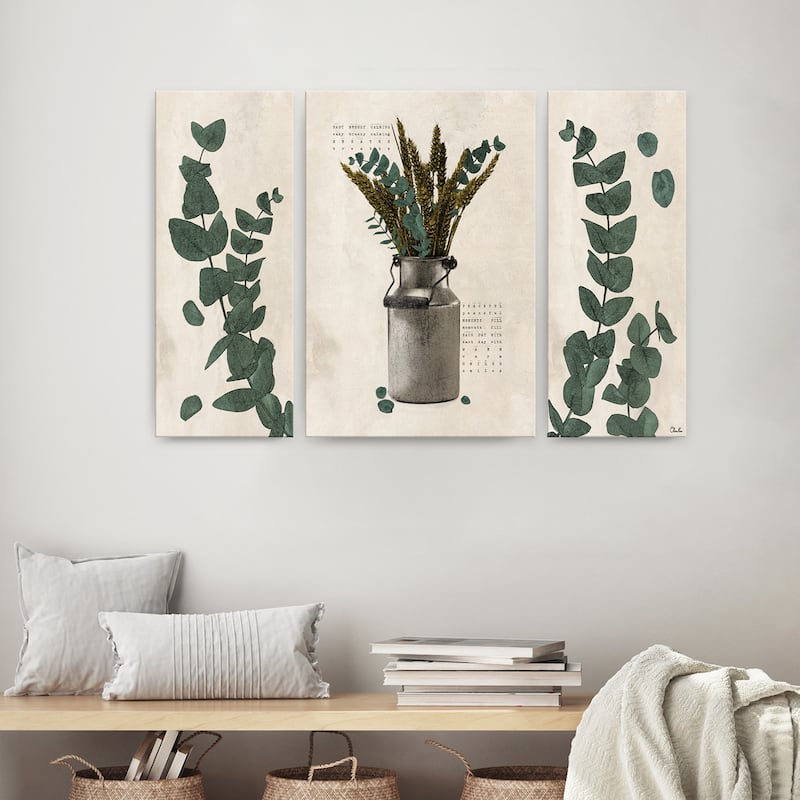 Olivia Rose 'Poetic Flora Set VI' Canvas Wall Art Set