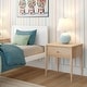 preview thumbnail 4 of 26, Max and Lily Harbor 1 Drawer Nightstand Blonde