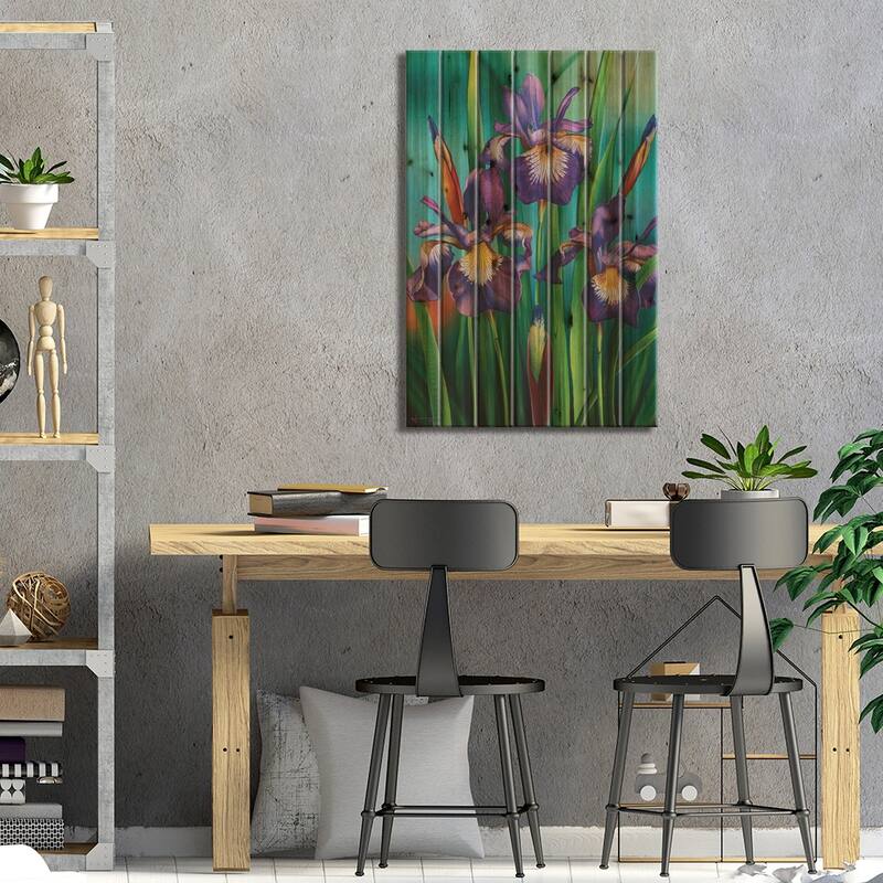 Pristine Print On Wood by Liam Kumawat - Multi-Color